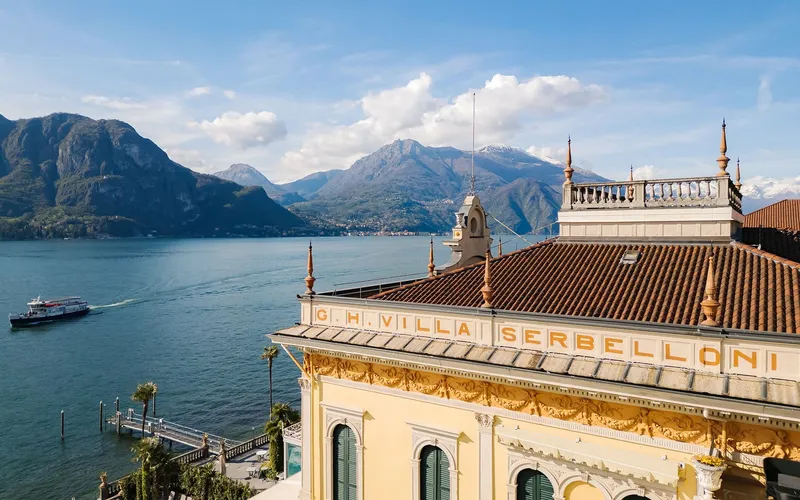 Grand Hotel Villa Serbelloni above the water at Bellagio, a Lake Como hotel
